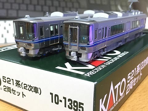 KATO 521系(2次車)とTOMIX 485系3000番台上沼垂色: nuke's model
